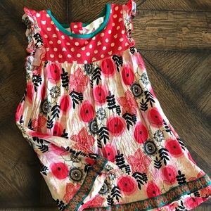 Girls Christmas flutter dress